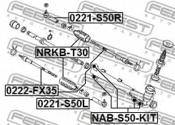���� ������� Infiniti FX 35/45 (S50) (2003-2007) [178Febest0222FX35] 0222FX35 ����