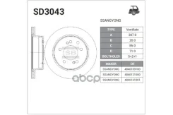 ���� ���������, ������ SSY Rodius; [178Sangsinbrakesd3043] SD3043 ����