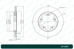 ���� ��������� G-Brake GR12072 Gbrake GR12072 ����