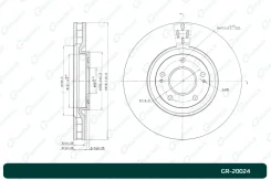 ���� ��������� G-Brake GR20024 ������������� Gbrake GR20024 ����