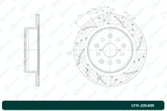 ���� ��������� G-Brake GFR20540R ��������������� Gbrake ������ GFR20540R ����