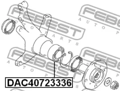 ��������� ��������� Febest DAC40723336 40x72x33x36 ����� DAC40723336 ����