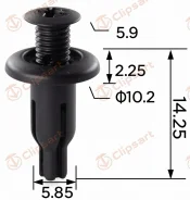 ������-�������� 86157-37000 ��������� �������� ������ ��� Hyundai, Kia, Mitsubishi MB608051, �������: PL-6834 8615737000 ����