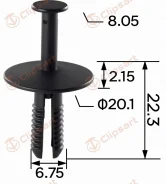������-�������� 6,8mm �������� ������ �������: PL-8055 90508809 90508809 ����