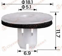 ������ ��������� ������ (�����) Great wall Hover, H3, H5 5173107K00 �������: PL-9146 5173107K00 5173107K00 ����
