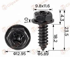 ������� m6-1.81 x 20mm black e-coat �������: MT5235 MS452348 MS452348 ����