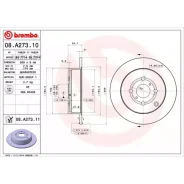 ���� ��������� Toyota/BYD Corolla/F3 -07/05- ����.269��. Brembo 08A27311 Brembo 08A27311 08A27311 ����
