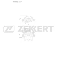��������� ������� ������ ����� Nissan NV400 (X62 X62B) 11- Renault Master III 10- Opel Movano B 1 Zekkert BS-8348 Zekkert BS8348 BS8348 ����