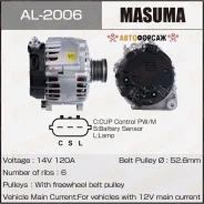 ��������� Masuma, Nissan / QR25DE (14V/120A) Masuma AL-2006 Masuma AL2006 ����