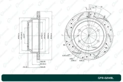 ���� ��������� ��������������� ������������� G-brake GFR-02149L ����� GFR02149L ����