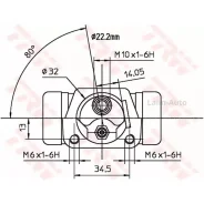 ������� ��������� ������� ���. L/R [22,2mm] FORD Mondeo I, II 1.8-2.5 02.93-11.00 BWH231 ����