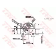 ���. ����. ���. �. Volvo 440/460 ��� ABS 88 101-427=K20102 [33434374] TRW BWF119 BWF119 ����