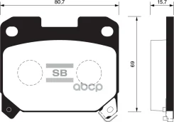 ������� ��������� ������ Toyota Supra JZA80 Turbo (TY) Sangsin brake ���. SP1468 SP1468 ����