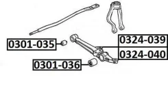 ����� �������� ������ ����� Honda Accord 90-97 ASVA 0324-040 0324040 ����