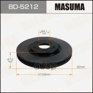 ���� ��������� Masuma, front Honda Masuma ���. BD-5212, �������� BD5212 ����