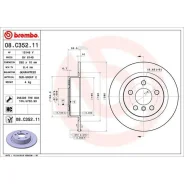 ���� ��������� UV Coated | ��� | BMW X1 (F48) xDrive 18 d 11.2014 - BMW X1 (F48) sDrive 18 i 11.2014 - 05.2017 Brembo 08C35211 08C35211 ����