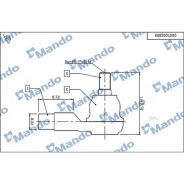 ���������� ������� ���� KIA RIO (DC) Mando DSA020509 DSA020509 ����