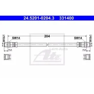 ����� ����. �����. [200mm] BMW 3 (E21/E30/E36), 5 (E12/E28/E34), 7 (E23/E32) 24520102043 ����