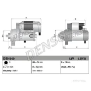 ������� 12V 1.3Kw Denso DSN949 Toyota Auris (E15)/ Yaris (2005-2011) DSN949 ����
