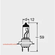 ����� H7 12V 55W PX26d Original LINE �������� ������������ �/� (���) 1 ��. Osram 64210 64210 ����