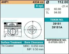 Teikin 39181050 ������� ��������� 39181 0.50 (4��/����) � �������� 39181 ����