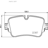 ������� ��������� AUDI Q7 15- ����. Brembo P85161 P85161 ����