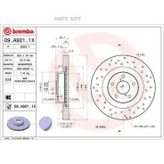 ���� ��������������� Brembo Xtra 09. A921.1X 09A9211X ����