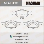 ������� �������� Masuma, AN-8060WK, NP1129, P83085 front (1/6) Masuma MS1906, �������� MS1906 ����