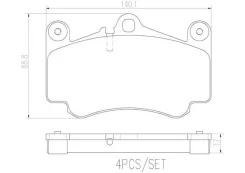 ��������� ������� Porsche: 911 Brembo P65011N P65011N ����