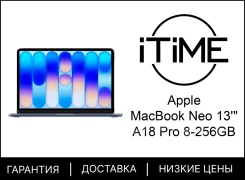 Apple MacBook Neo. 13", 4,1����, ��� 8 ��, ���� 256���, WiFi: 1, Bluetooth: 1, ����������� �� 16��. ����