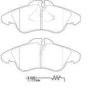 ������� ��������� �������� Mercedes Sprinter (901-904) 9506/Volkswagen LT 28-46 BP31301W SB Nagamochi BP31301W BP31301W ����