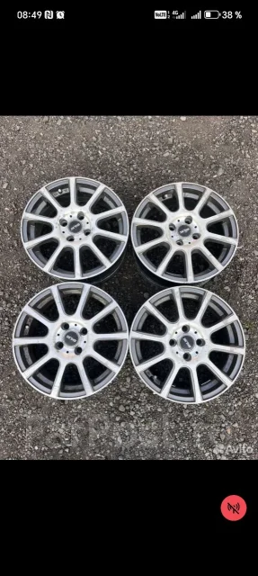 2Crave Wheels. 8.0x15", 4x100, ET6, �� 45���. ����