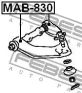 ����������� ��������� ������ ������� Febest MAB830 MAB830 ����
