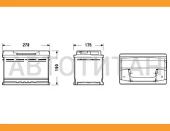 ���������� �������������� ������� ���������� ��� Exide EB740 EB740 ����