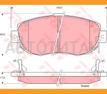 ������� ����. ���. Lexus GS/IS 2.0/3.0/4.0 03/93-/Toyota Altezza 00- GDB3235 ����