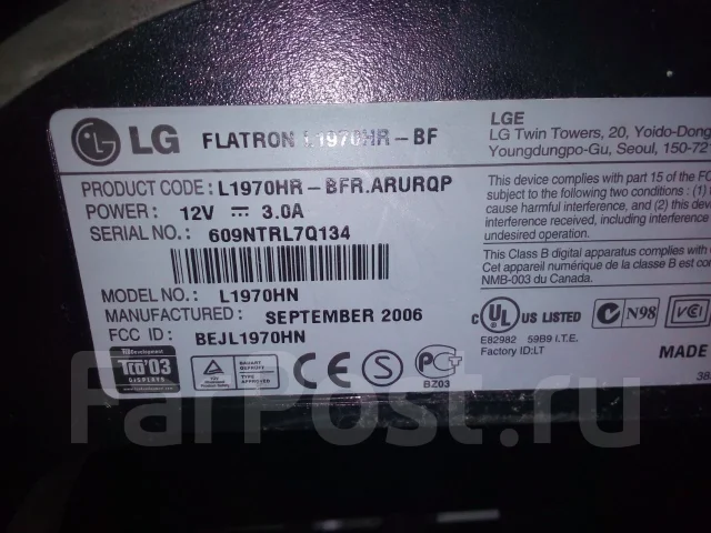 LG. 19", ���������� �� (LCD, LED, QLED) ����