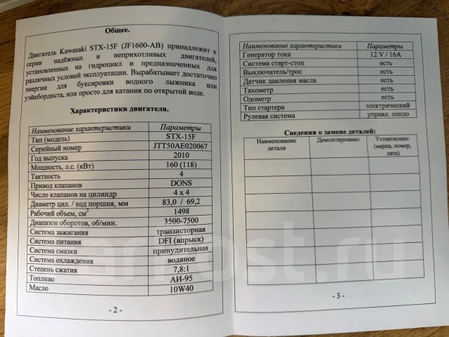 Kawasaki STX-15F. 2010 ��� ����