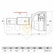 ���� ��������, ����� ����/��� Sufix ST1075 ST1075 ����