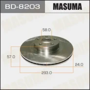 ���� ��������� Masuma BD8203 Forester, Impreza / SF5, GH8 [��.2] BD8203 ����
