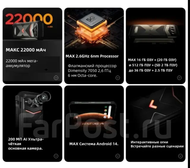 Doogee V Max Plus. �����, 512 ��, ������, 3G, 4G LTE, Dual-SIM, ���������� ����