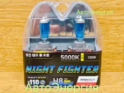 ����� ������� H8 12V-35W (�����������-100W) 5000K ��������-2 �� ����� AB5008 ����