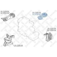 ����� ��������� ������ Stellox 2517225SX Honda Civic FD 2006-2012 Stellox 2517225SX 2517225SX ����