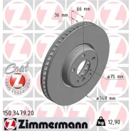���� ����. �����. ������. [348x36] COAT Z Right [������ 150.3478.20] BMW 5/6/7 (F01-04/F06/F07/F10-13) 2.0-4.5 08-18 Zimmermann 150347920, ������ 1503...