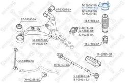 ����� ������������ ������� ������ KIA Sportage aII 04 Stellox 1253019SX ����