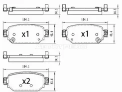 ������� ��������� (�����) Mazda 3 13-19 / CX-3 18- SAT ST-28-0303, ������ ST280303 ����