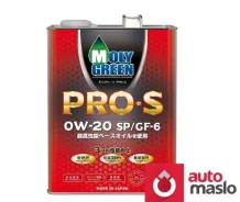 MolyGreen Pro S. 0W-20, �������������, 4��. ����