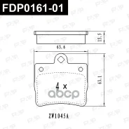 ������� ��������� �������� ������ Mercedes-BENZ C-Class (W202) FAP ���. FDP0161-01 FDP016101 ����
