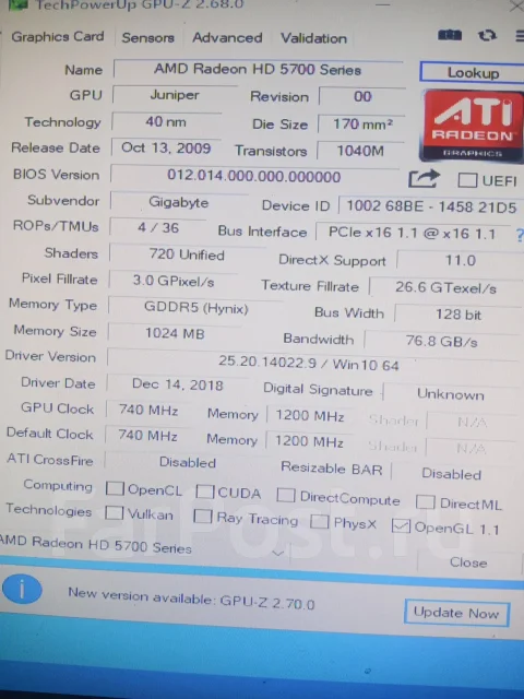 Radeon HD 6870 ����
