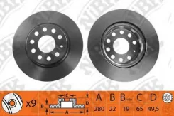 ���� ��������� AUDI A3 03-/Skoda Octavia/VW GOLF V/VI/Jetta III �������� D280�� RN1179 NIBK RN1179 RN1179 ����