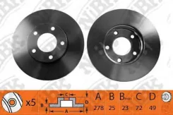 ���� ��������� Mazda 3 1.4/1.6 03/Mazda 5 15 1.8/2.0/2.0D 03 �������� RN1193 NIBK RN1193 RN1193 ����